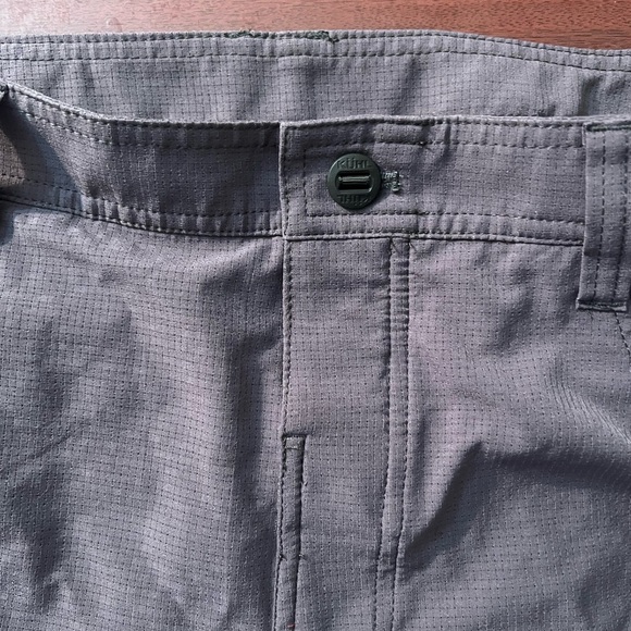 Kuhl Charcoal Men's Flat Front Shorts - Picture 4 of 6